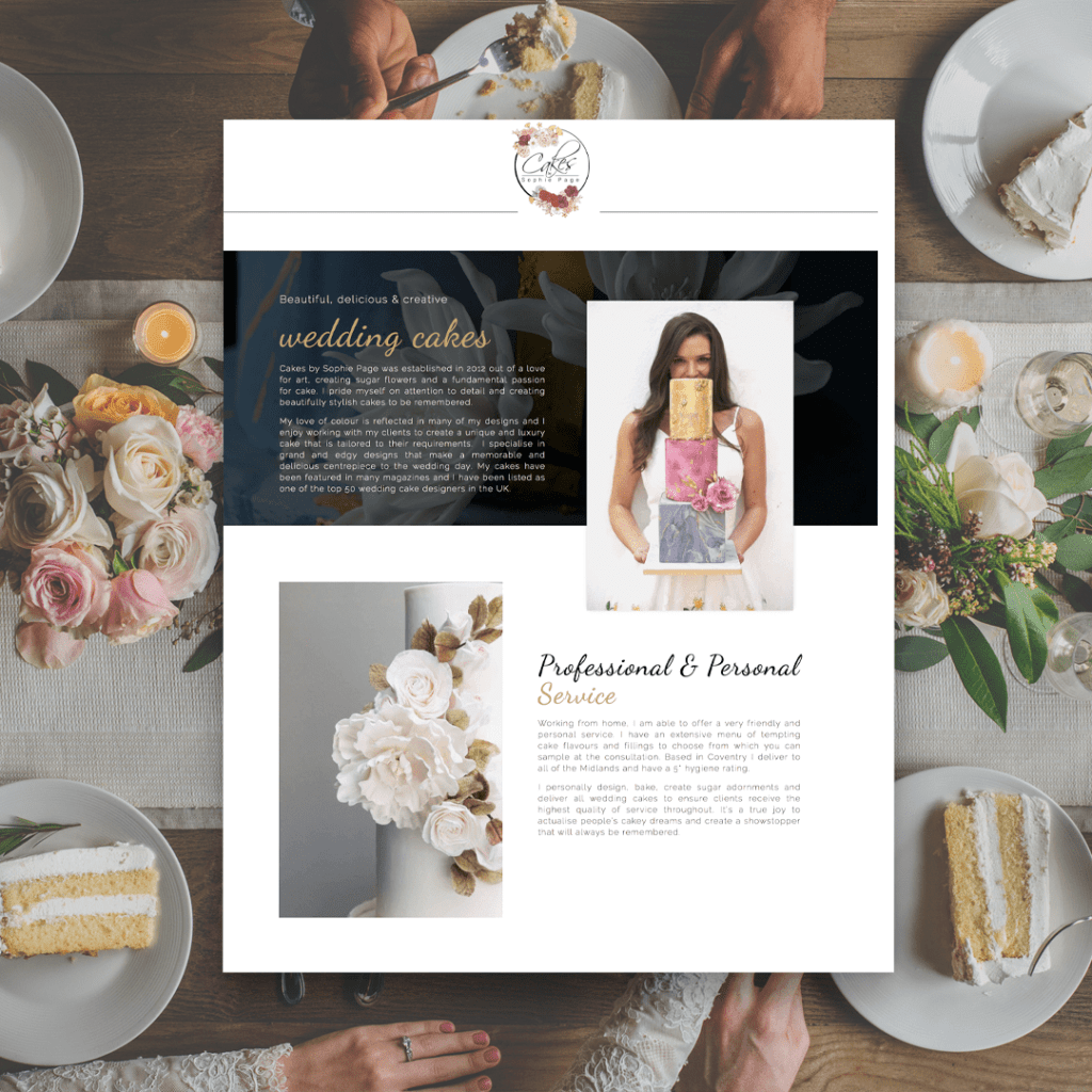 Cake By Sophie - Web Design