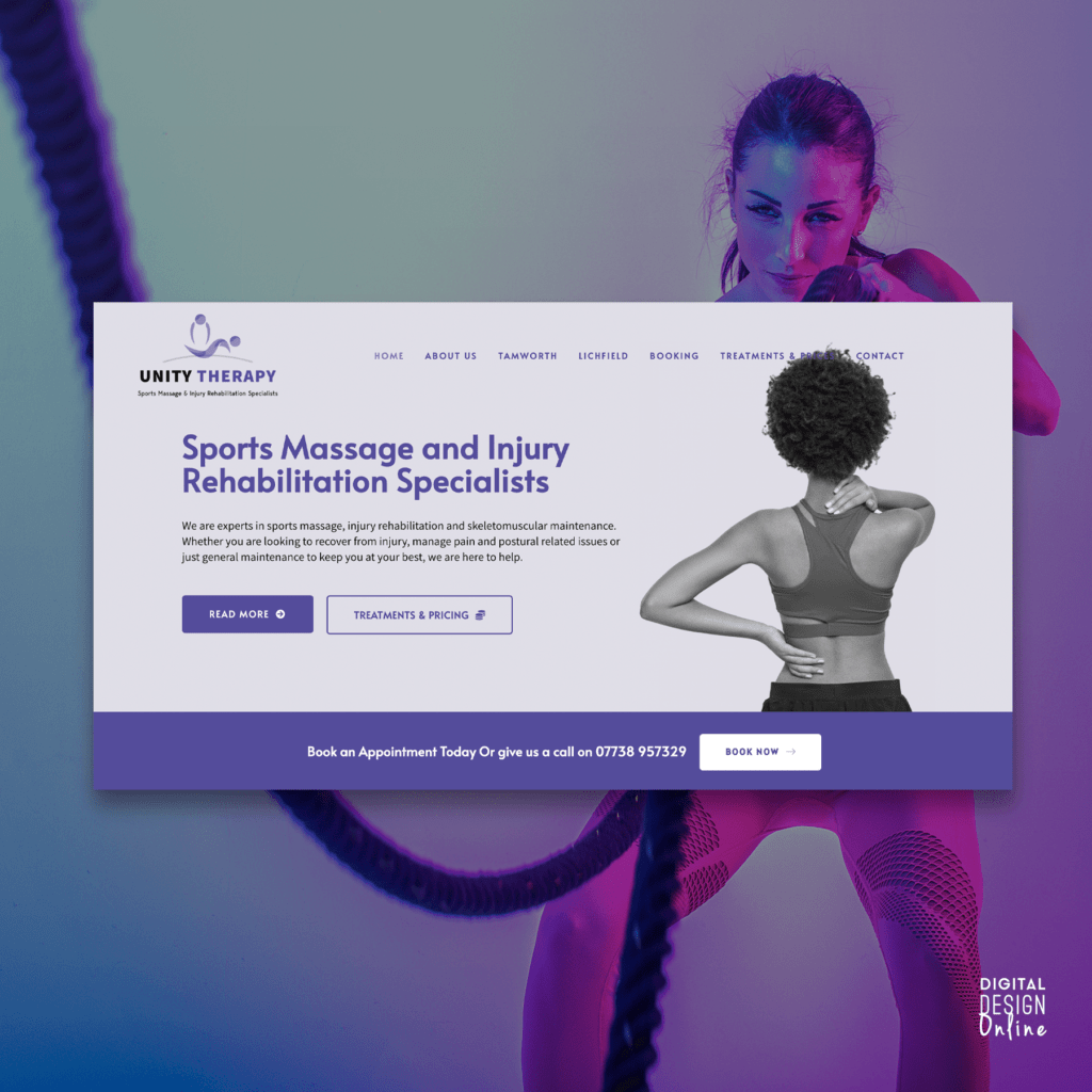 Unity Therapy - Web Design