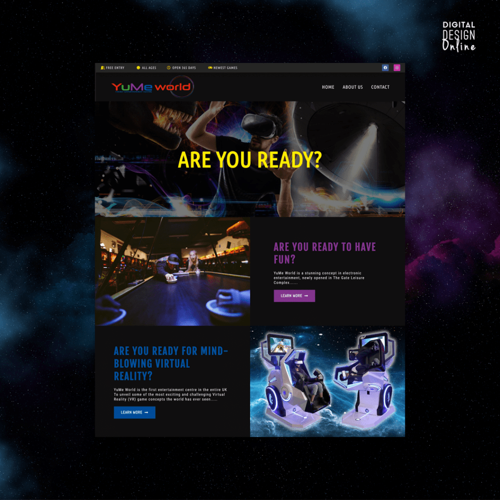 Yume World - Web Design