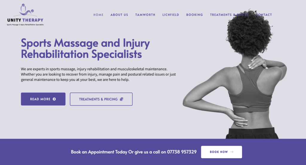 unity-therapy-website