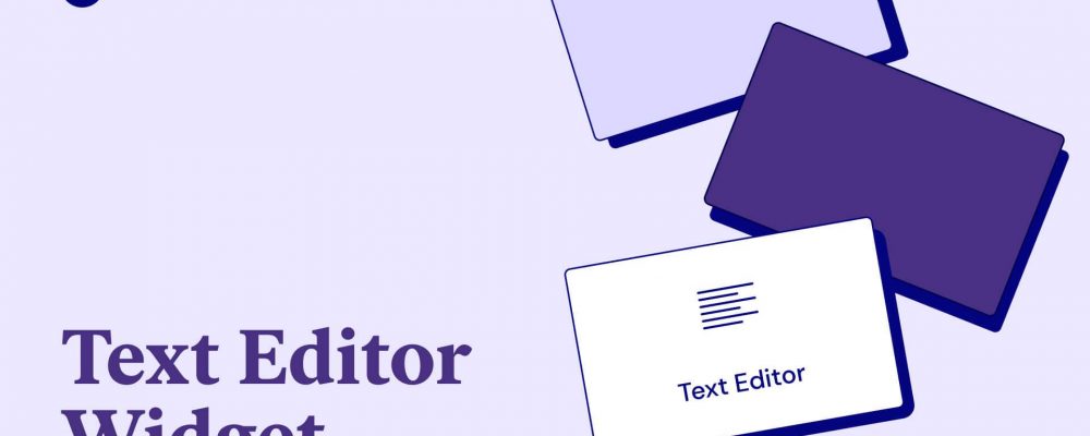 Elementor Text Editor Widget