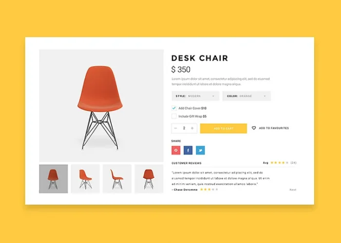 product page
